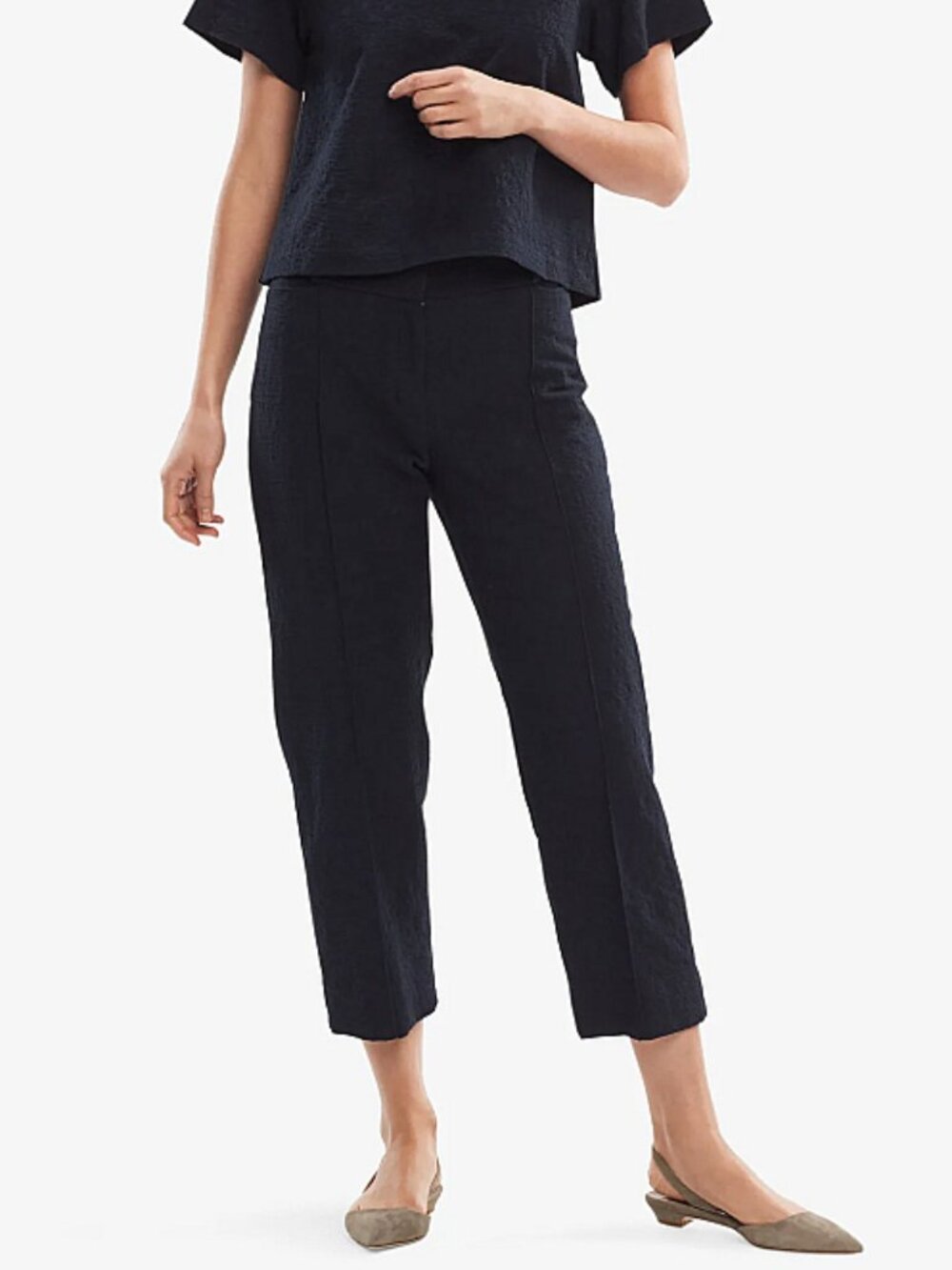 MM LaFleur Cotton Jacquard Chester Pants Size 8